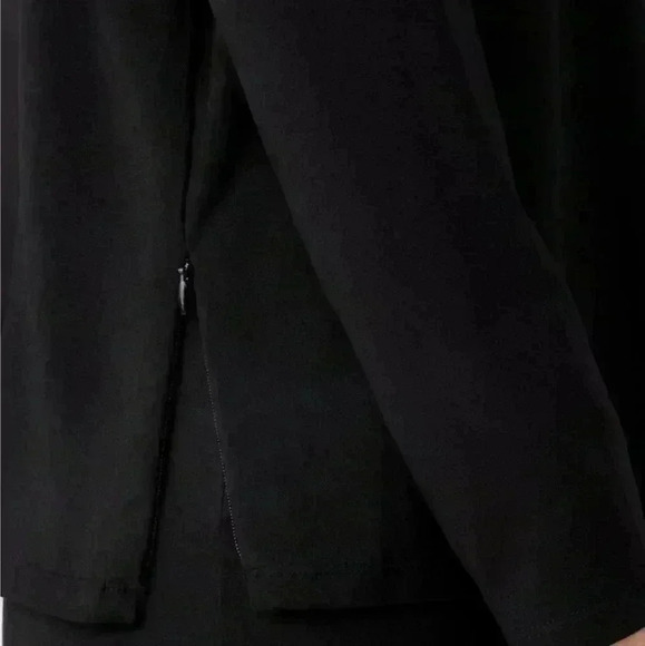 Eileen Fisher Stretch Jersey Knit Side zip box  top Long Sleeve Crew neck size s - Picture 5 of 10